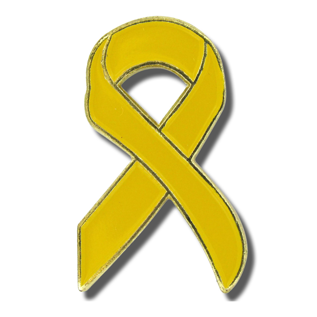 Hostage Remembrance Yellow Ribbon Lapel Pin