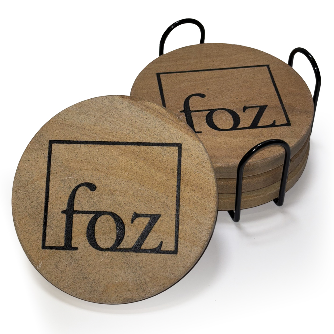 FOZ Sandstone Coaster Set