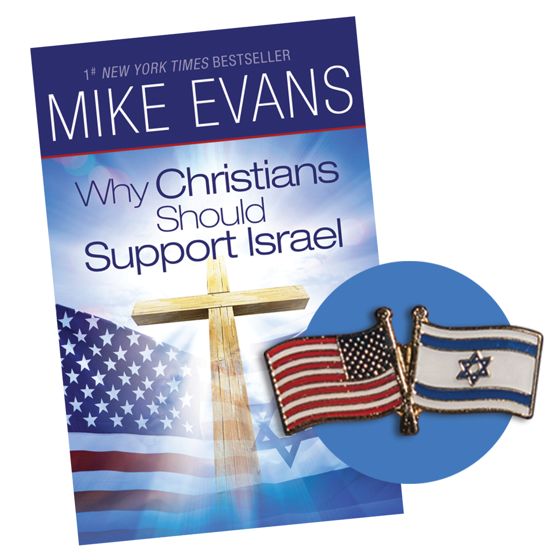 Why Christians Should Support Israel and American-Israeli Flag Lapel Pin