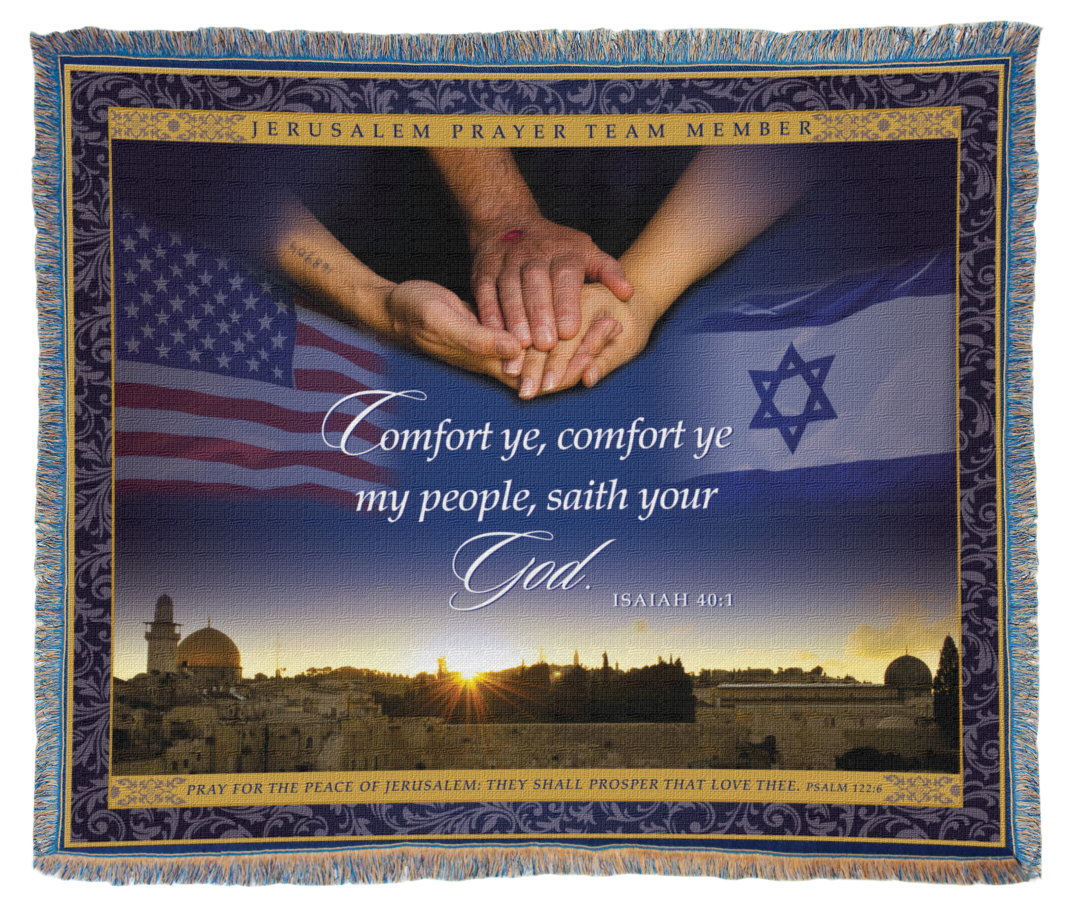 “Comfort Ye My People” Afghan